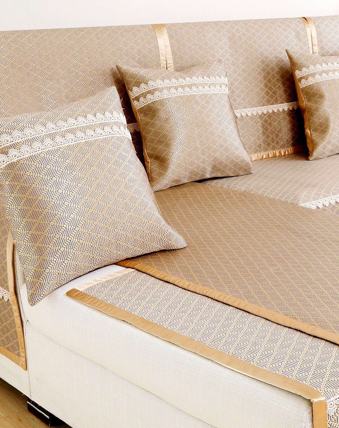 藤席 沙发垫夏季 冰丝凉席夏天沙发垫冰垫坐垫沙发凉席沙发巾