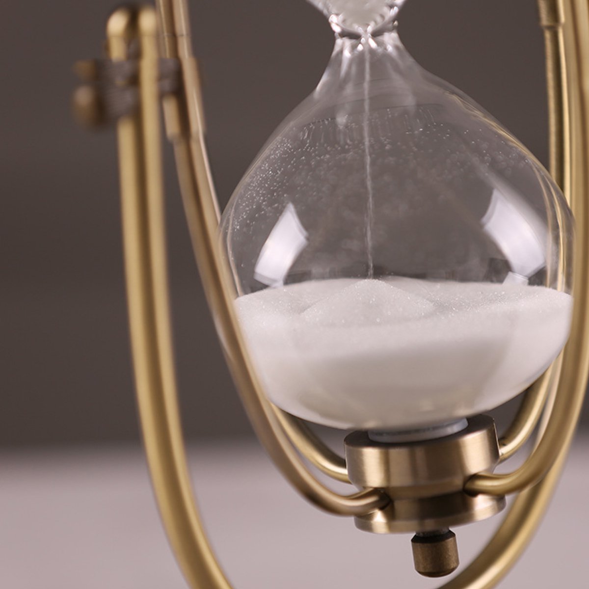 现代简约金属沙漏计时器摆件15/30/60分钟 北欧软装饰品客厅摆设