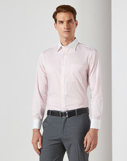 天丝棉正装长袖衬衫