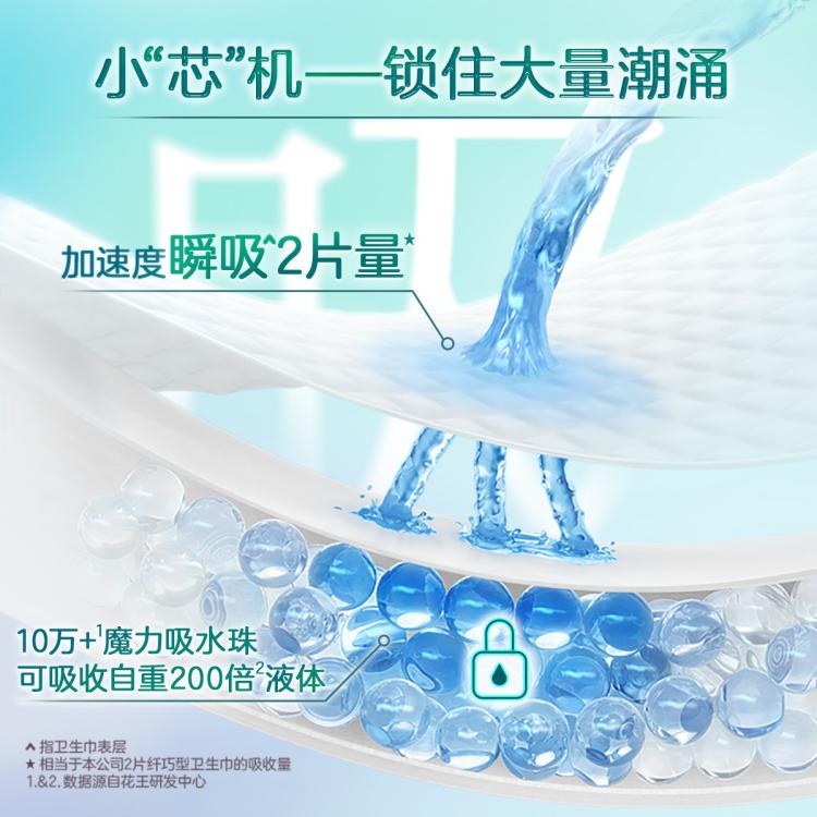 乐而雅 花王零触感丝薄亲肤透气护垫日用姨妈巾卫生巾17cm80片