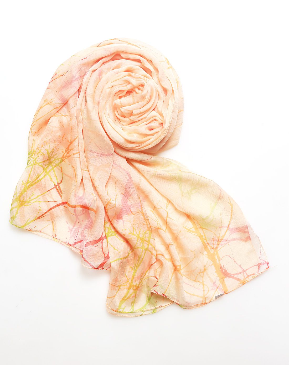 紫宝顺迂加宽秋风夜影丝巾