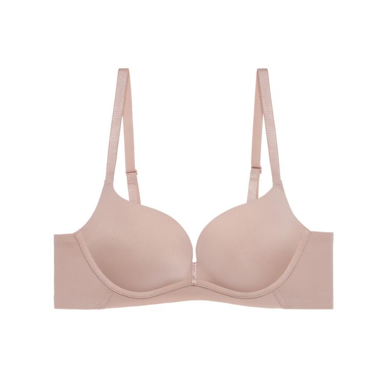 爱慕 爆款光面春夏隐形【小胸聚拢不空杯 穿出蜜桃胸】净痕聚拢文胸