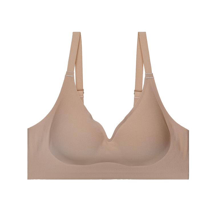 爱慕 爆款背心式【裸感净痕 水滴杯防外扩】本命年软糯侧收聚拢文胸