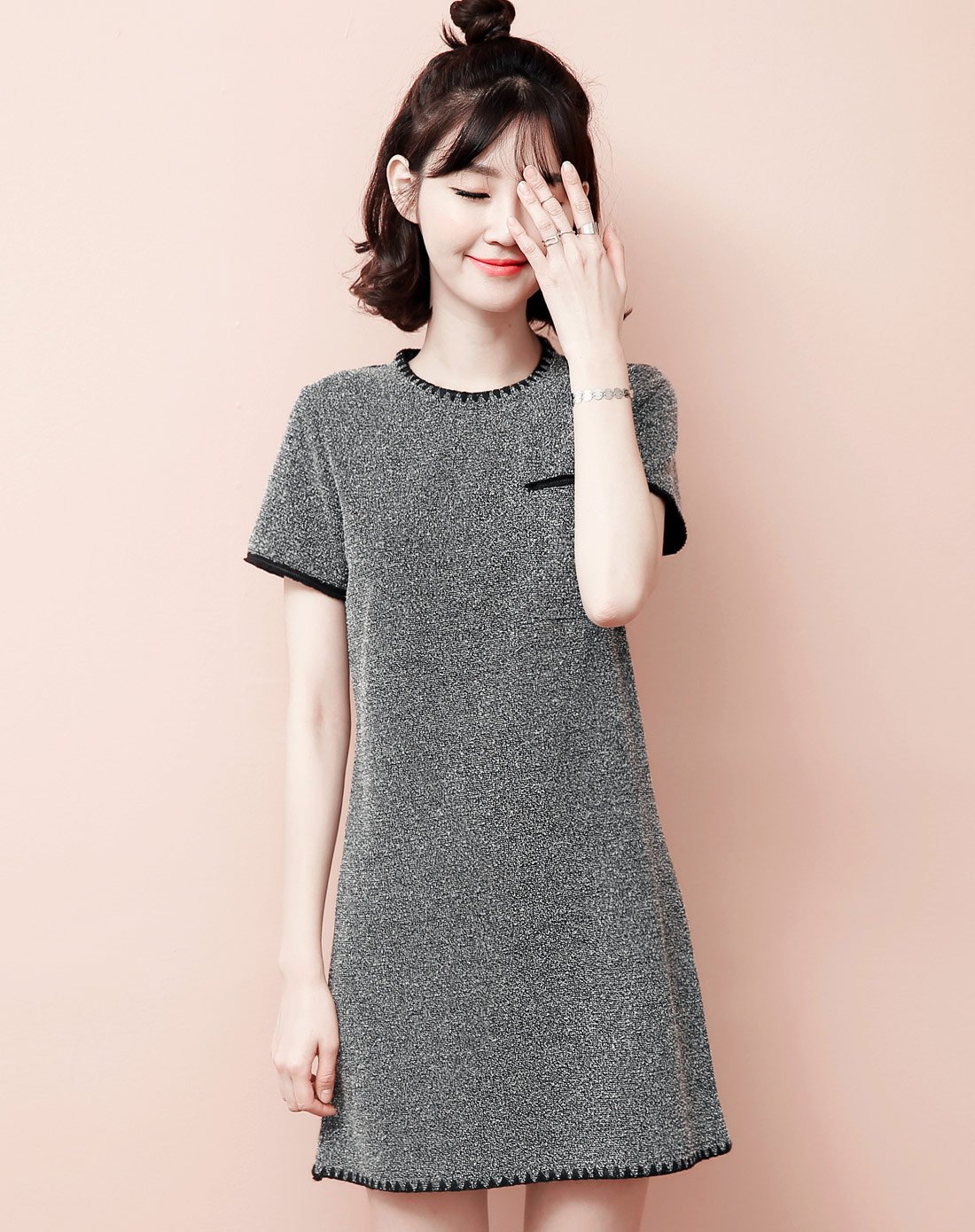 韩都衣舍hstyle女装完美假日专场宽松韩风简约通勤百搭纯色经典基础款