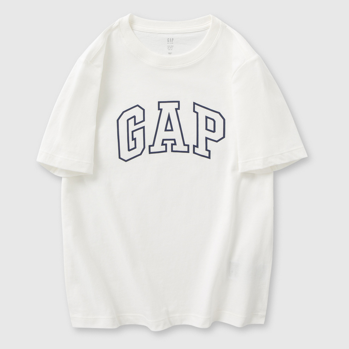 Gap男女童2024夏款纯棉字母logo短袖T恤宽松儿童装上衣564493