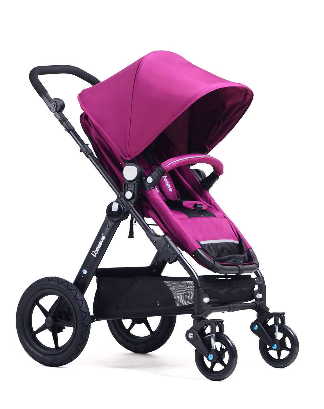 爱贝丽婴儿推车高景观可坐躺折叠轻便婴儿车bb儿童手推车变色龙