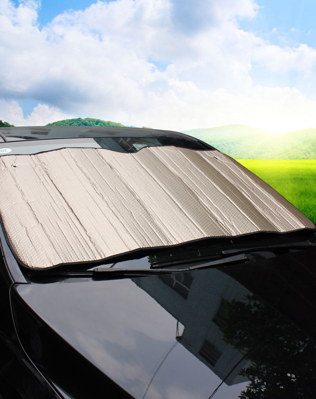 遮阳挡前档风玻璃防晒隔热遮阳帘汽车遮阳板车窗太阳挡