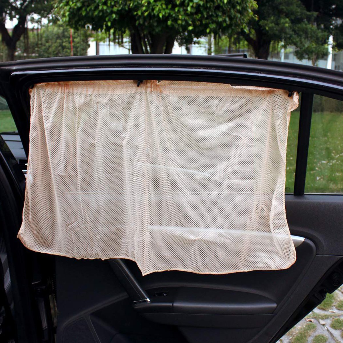 汽车遮阳挡玻璃防晒隔热窗帘车用遮阳帘遮阳网布帘
