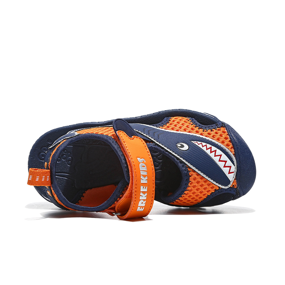 鸿星尔克2019春夏新品中小童男童凉鞋鲨鱼男童沙滩鞋25