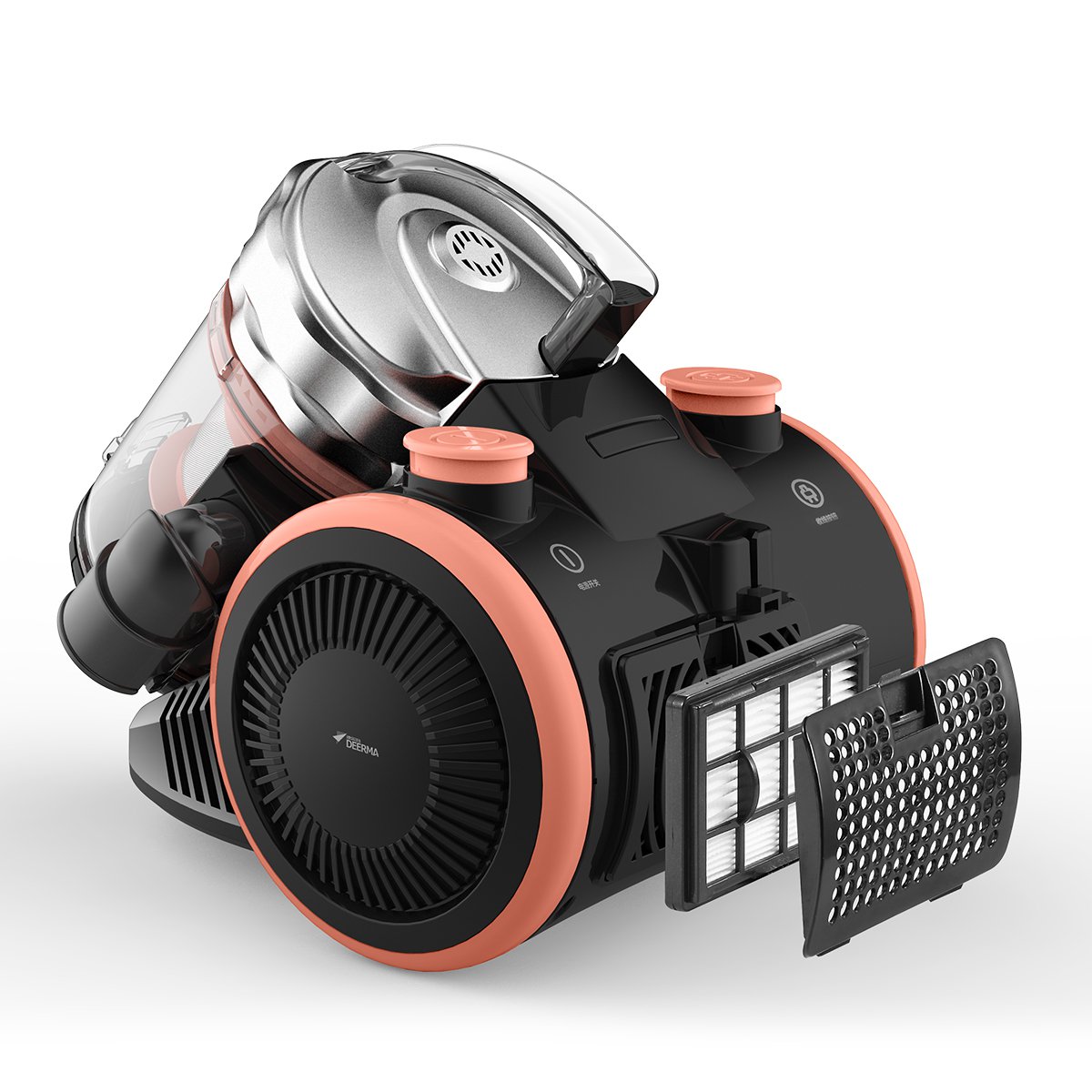 德尔玛dx208e吸尘器家用吸尘器卧室强力吸尘器大功率吸尘器吸尘器