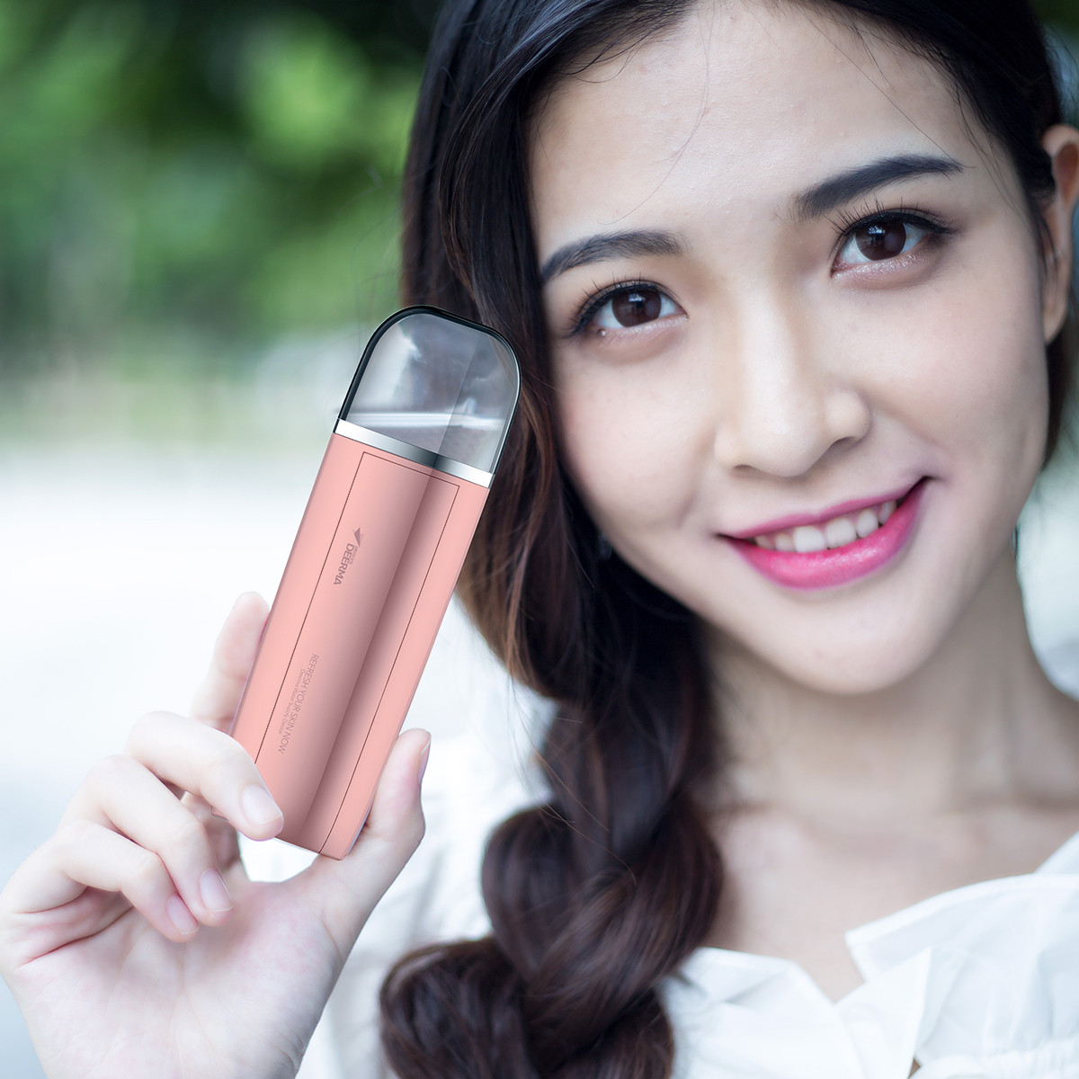 德尔玛 bs01充电保湿补水仪 随身便携纳米喷雾补水仪