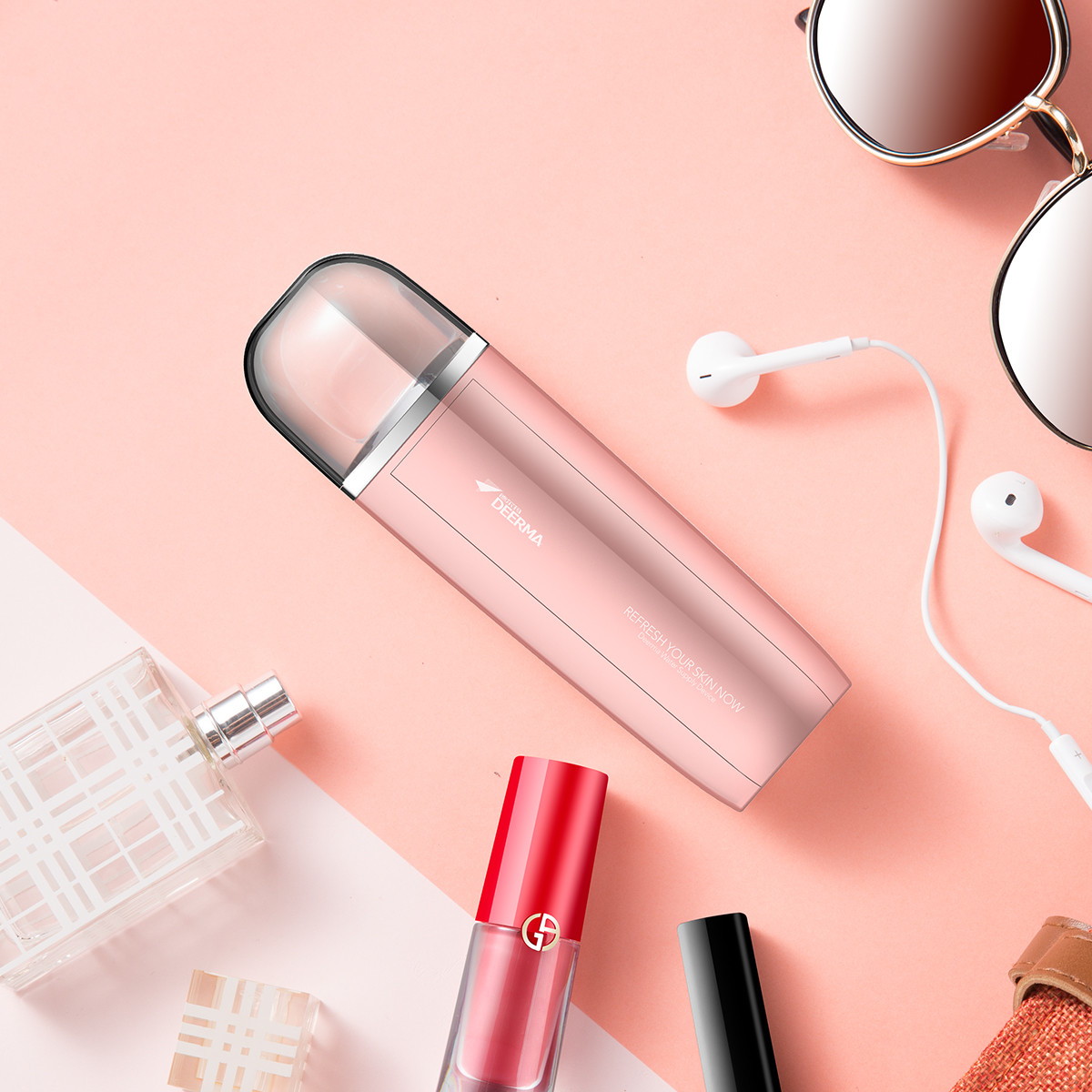 德尔玛 bs01充电保湿补水仪 随身便携纳米喷雾补水仪