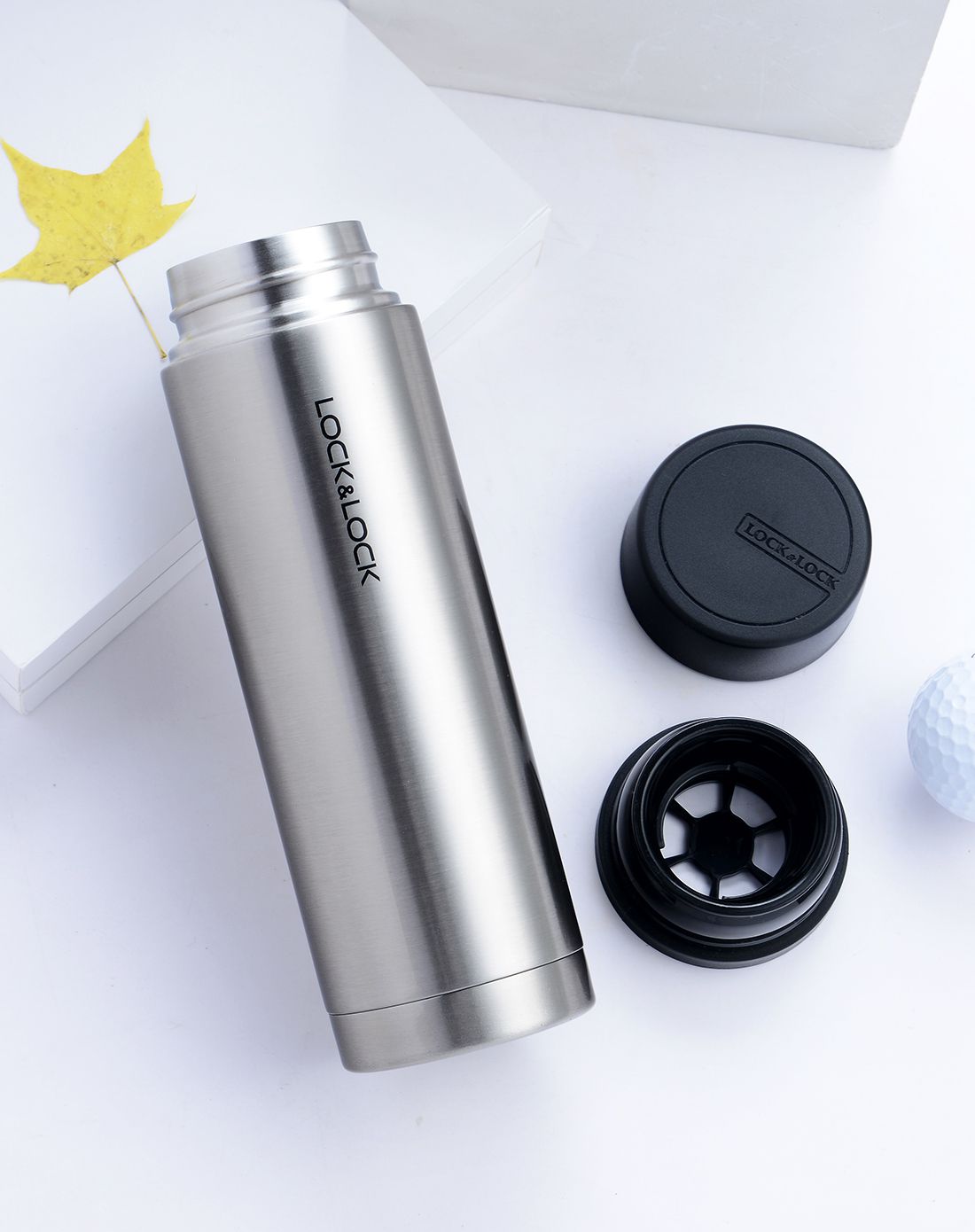 不锈钢新宝石马克杯保温杯 银色330ml