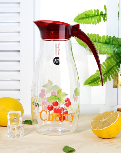 乐扣乐扣雅致塑料冷水壶果汁壶 970ml红色