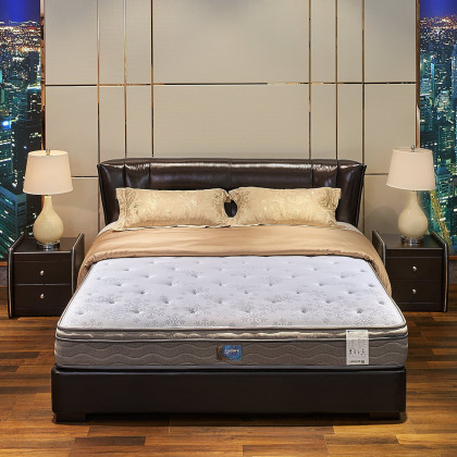 雅兰软床 elysees 真皮柔软舒适床架双人床法式床