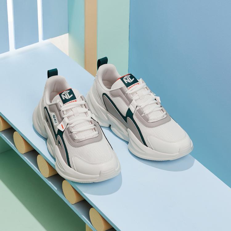 乔丹 【热卖推荐】春秋男款运动休闲鞋网面透气轻便跑步鞋男学生运动鞋