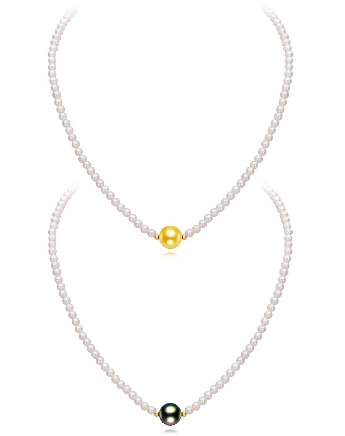 水年华 聆听 气质款海珠珍珠项链