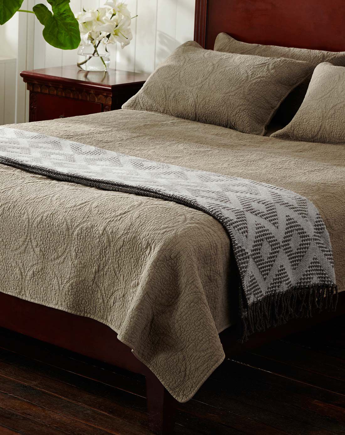 土耳其进口加厚提花棉毯150×200cm-挚爱