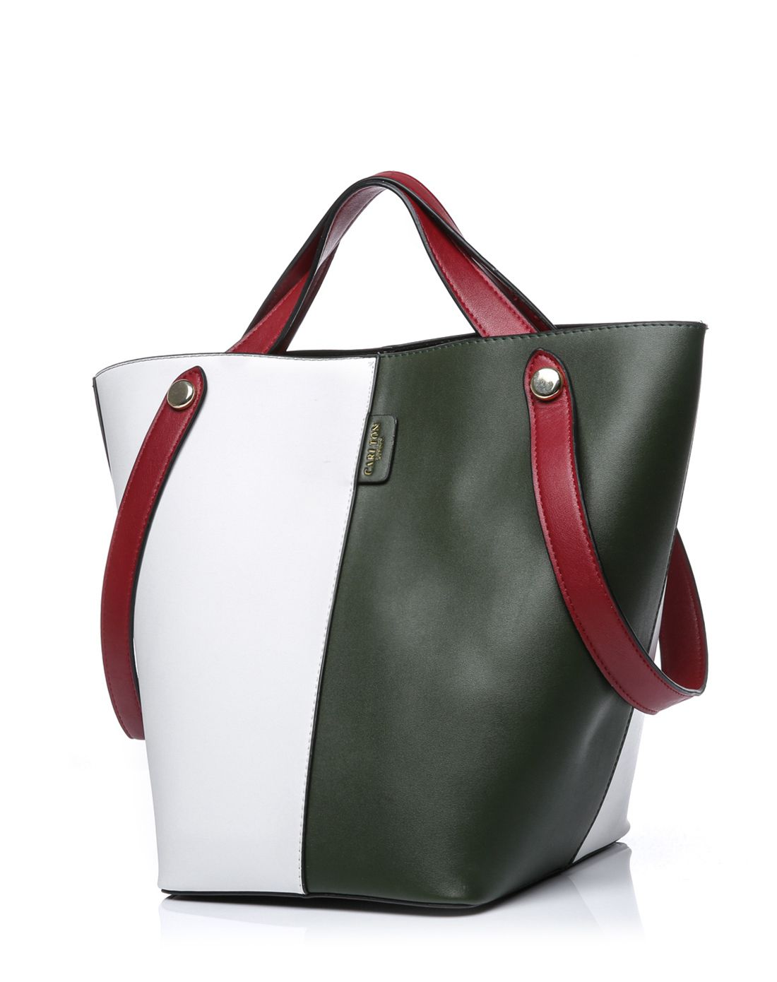 carlton london鞋包混合清仓专场新款撞色时尚水桶包clb06af005923