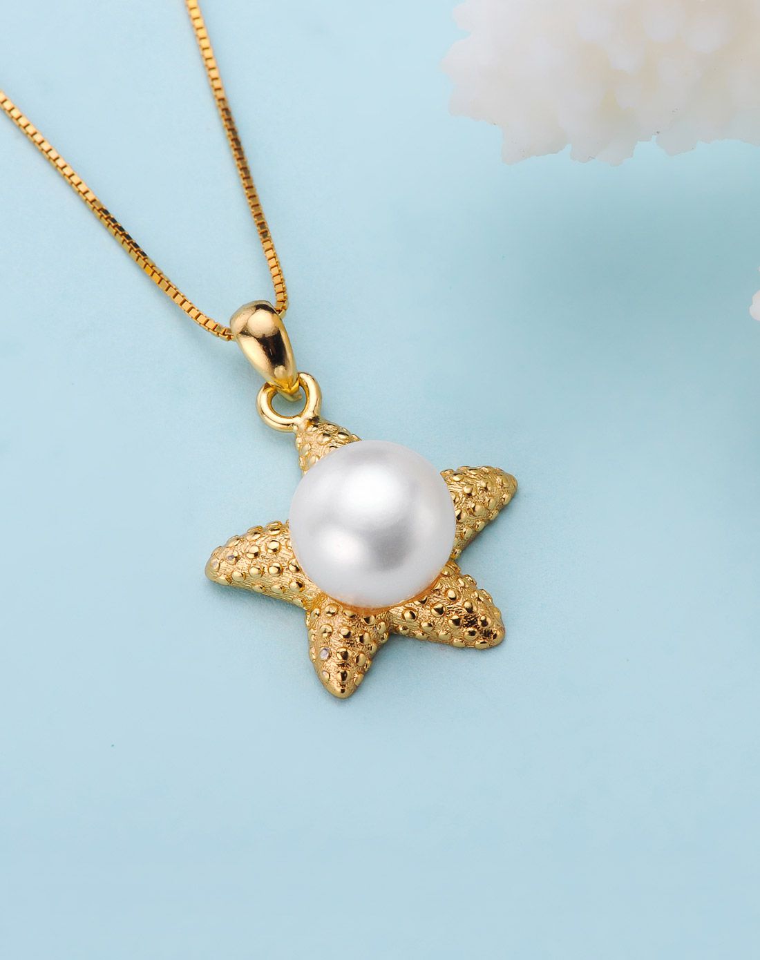 水年华 星星之恋天然淡水珍珠吊坠(赠银链)