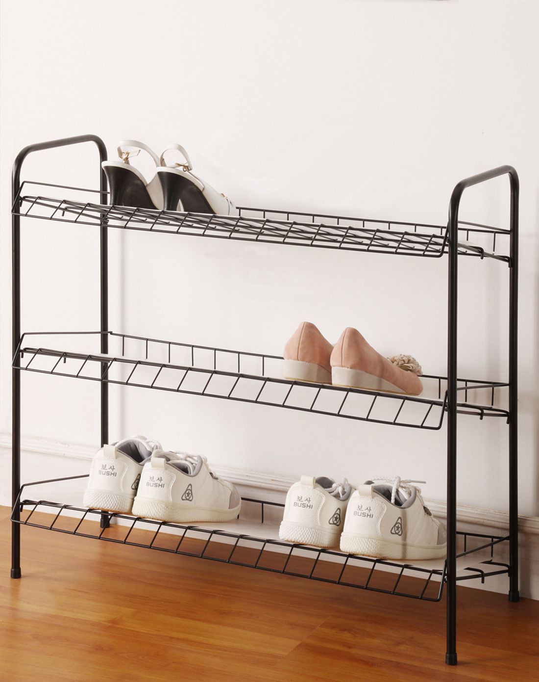 宜家金属三层鞋架