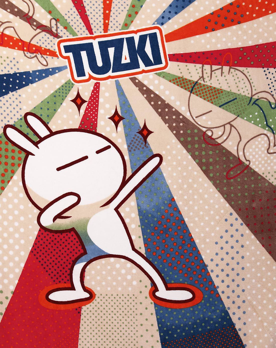 lovo兔斯基乐动珊瑚绒毯180*200cm