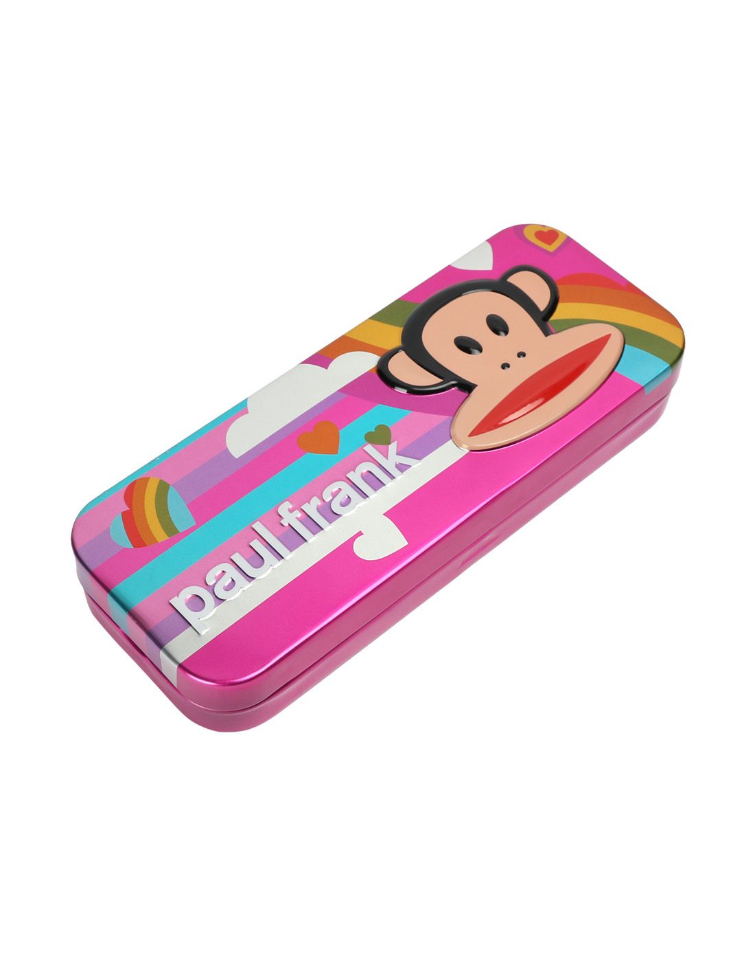 女童炫彩双层铁质文具盒