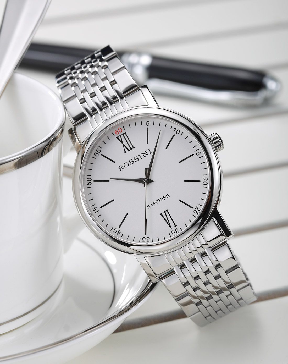 罗西尼rossini罗西尼 【唯品专供】简约石英男表515645515645w01a