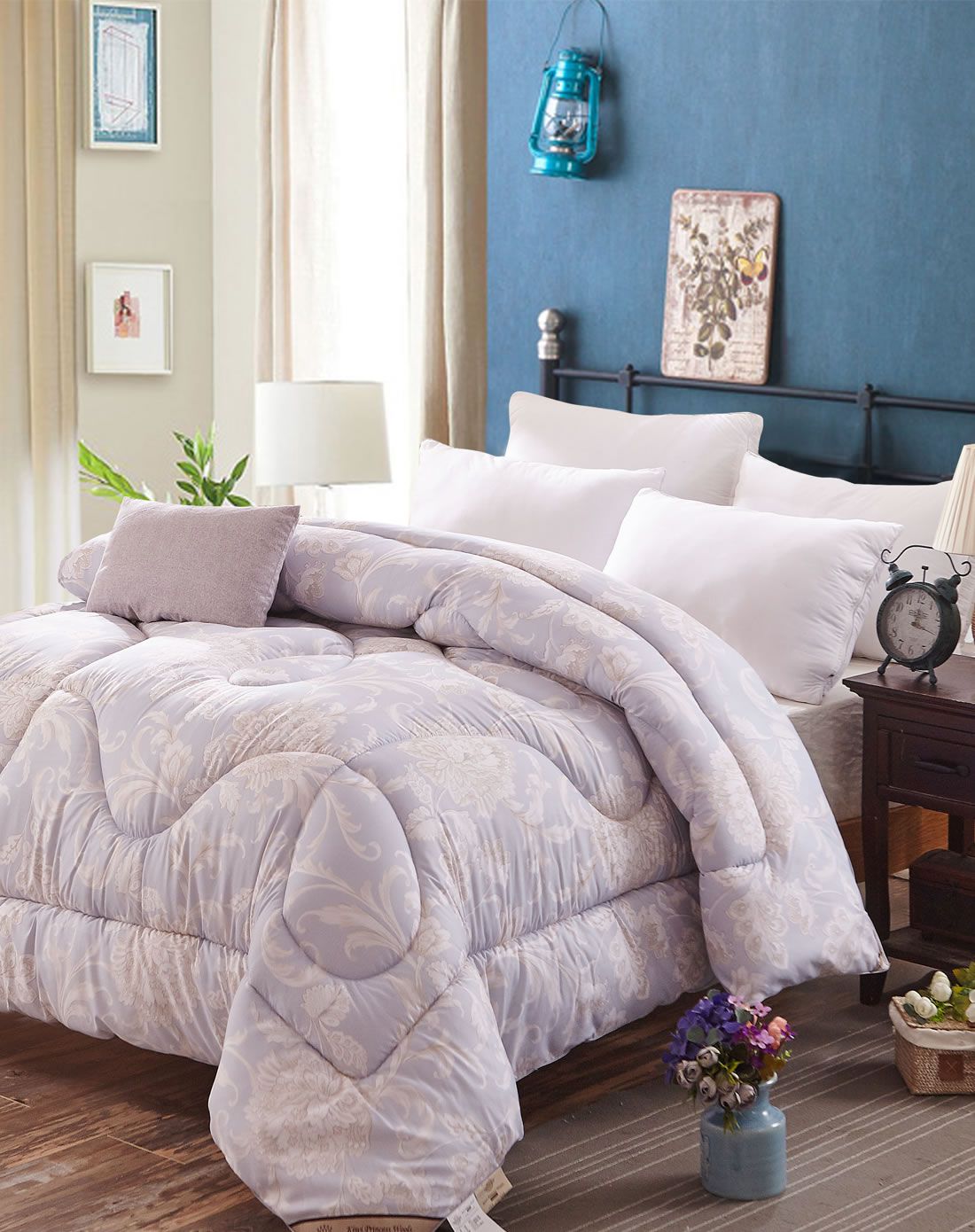 时尚保暖冬被锦上添花-兰200*230