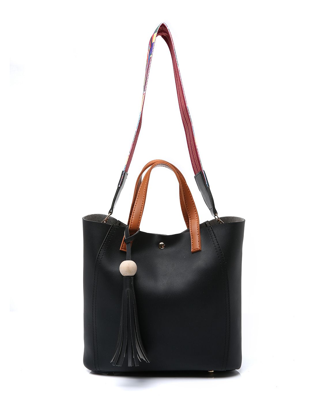 carlton london鞋包新品时尚彩带简约斜跨/手提包clb04af006401_唯品