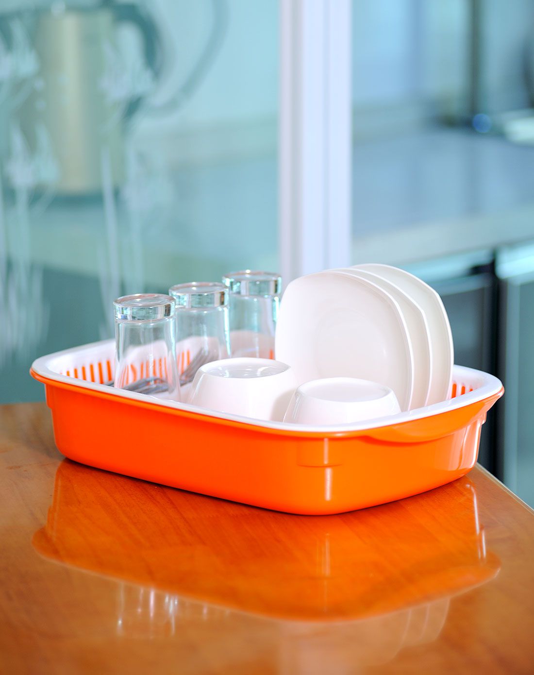 沥水碗碟收纳筐