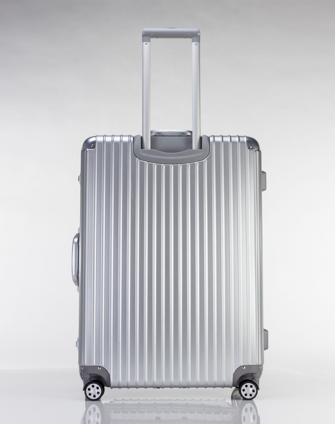 verri铝框海关锁拉杆箱亚光银色24寸