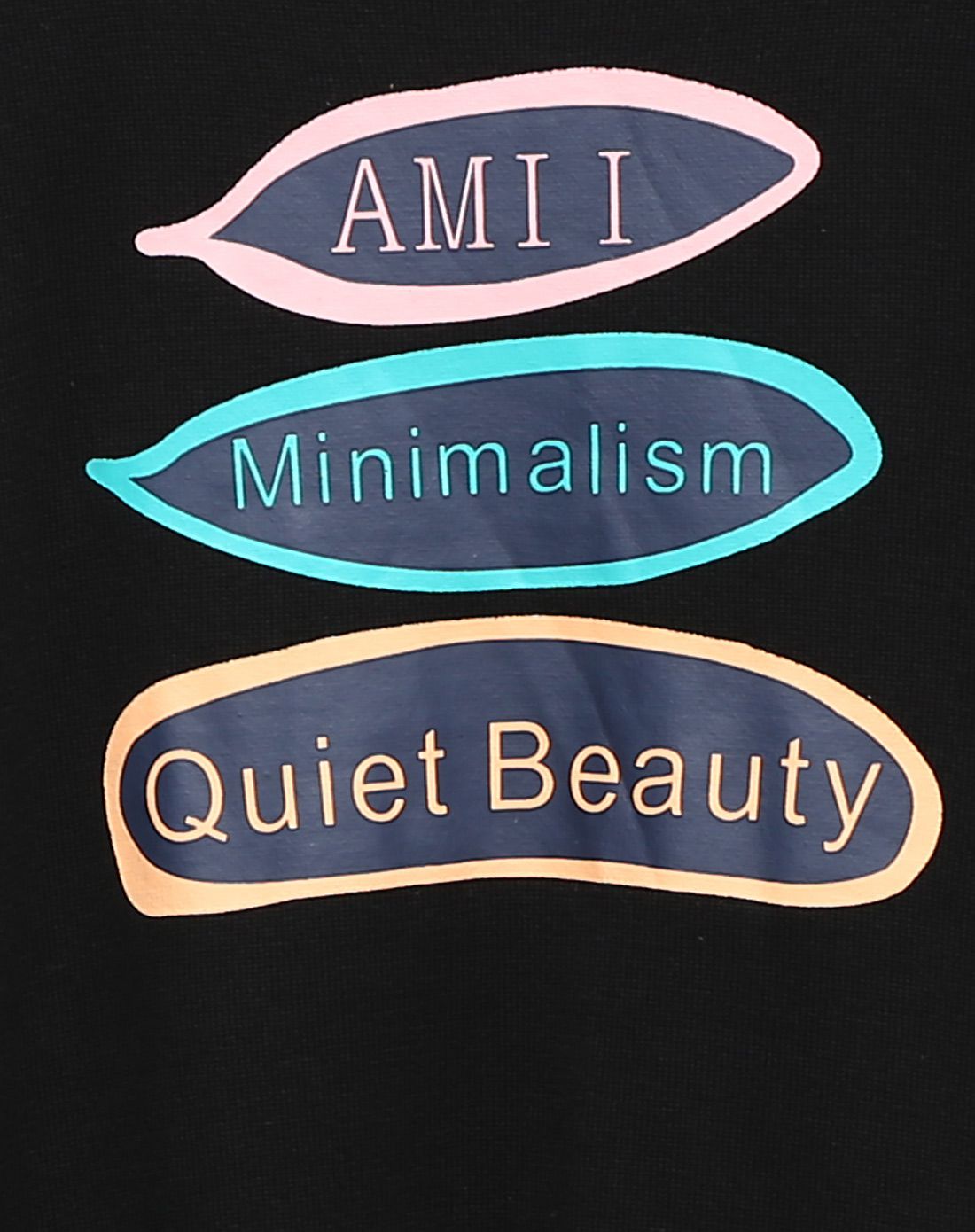 amii通勤全棉撞色字母印花修身毛衣黑色11682018100_唯品会