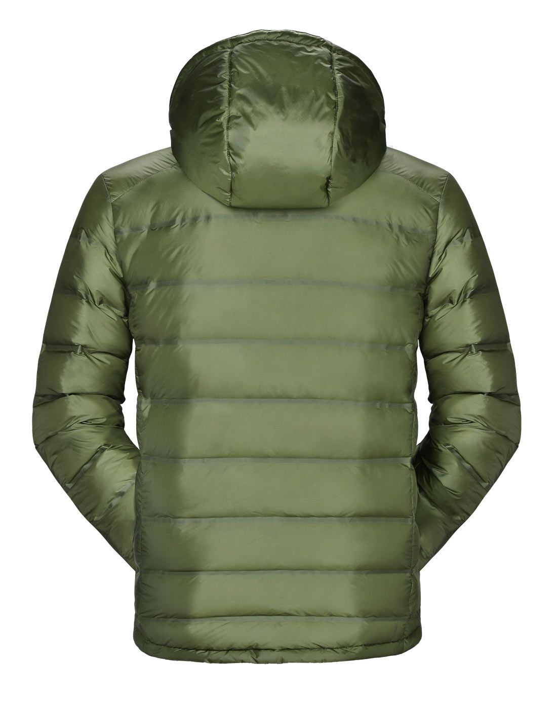 瑞行rax 轻薄保暖 男款军绿保暖羽绒服 时尚百搭 军绿 m