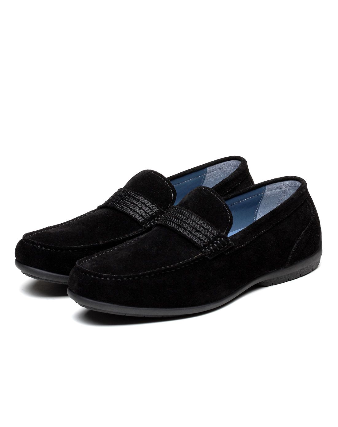 巴利宝balibao2015新品黑色牛反绒皮时尚休闲单鞋s645bs1655bk_唯品会