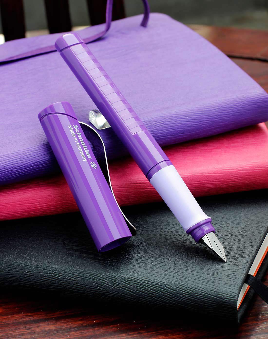 德国施耐德 经典紫罗兰钢笔记事本礼盒装