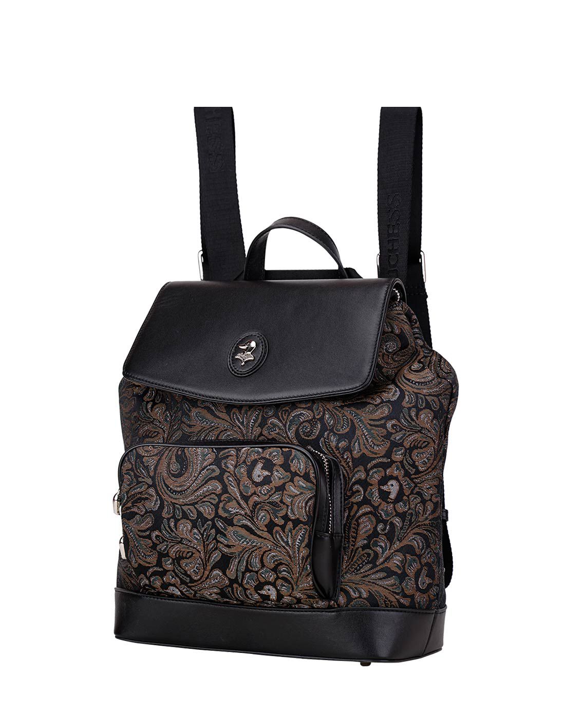 2016新品休闲头层牛皮四色缇花黑色双肩包