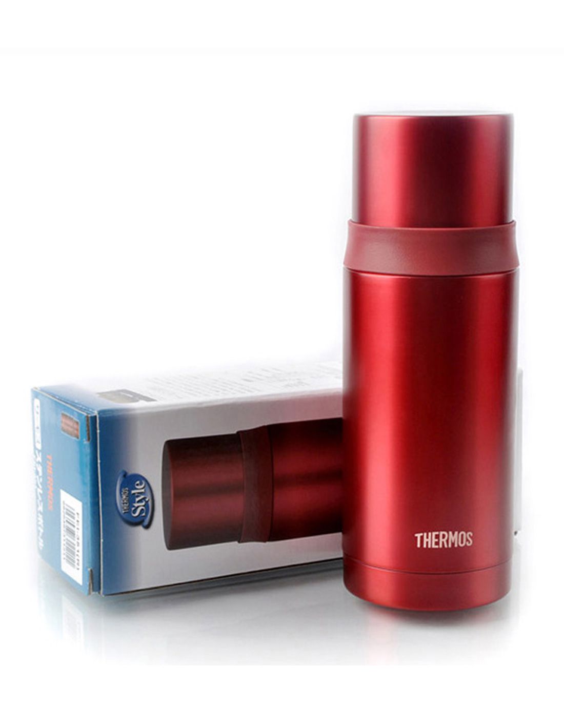 膳魔师350ml红色不锈钢保温杯