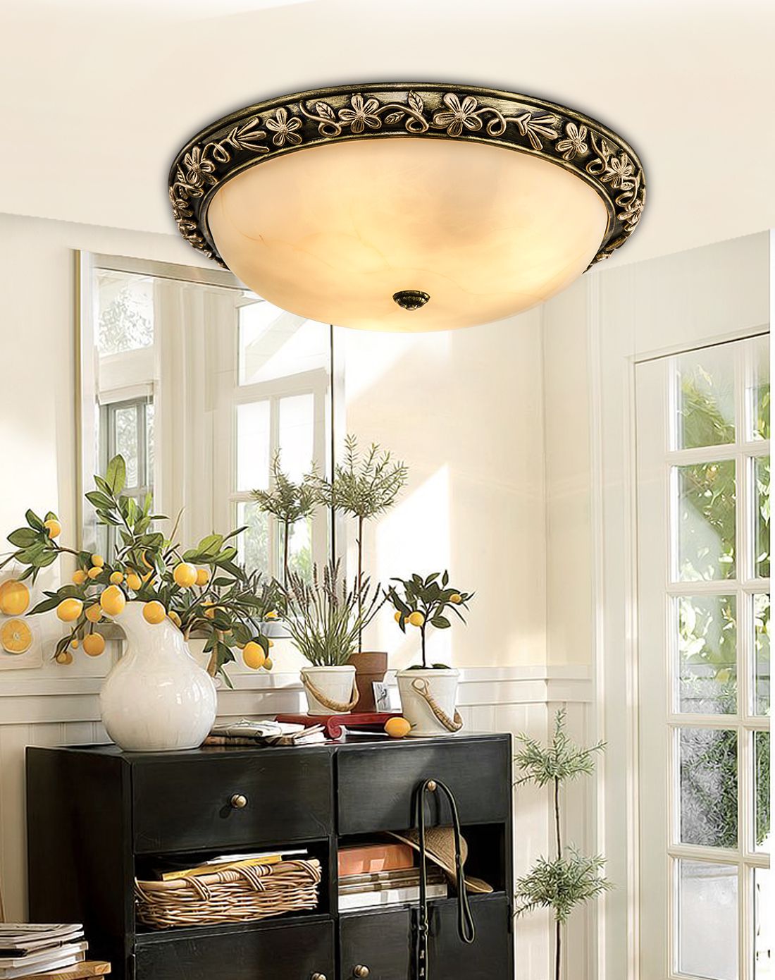 奥朵欧式圆形吸顶灯