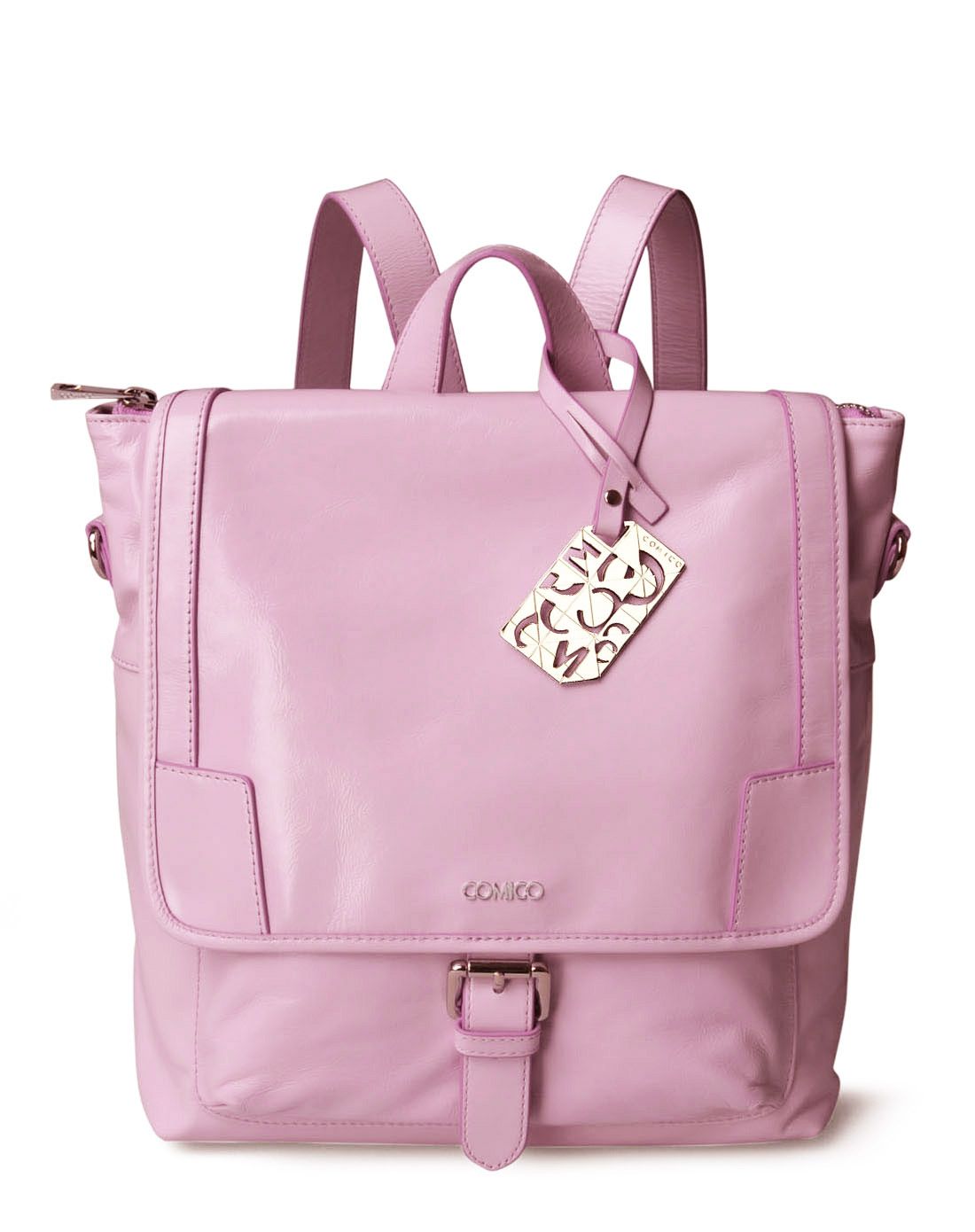 comico高美高女款深兰色斜跨双肩包c4962