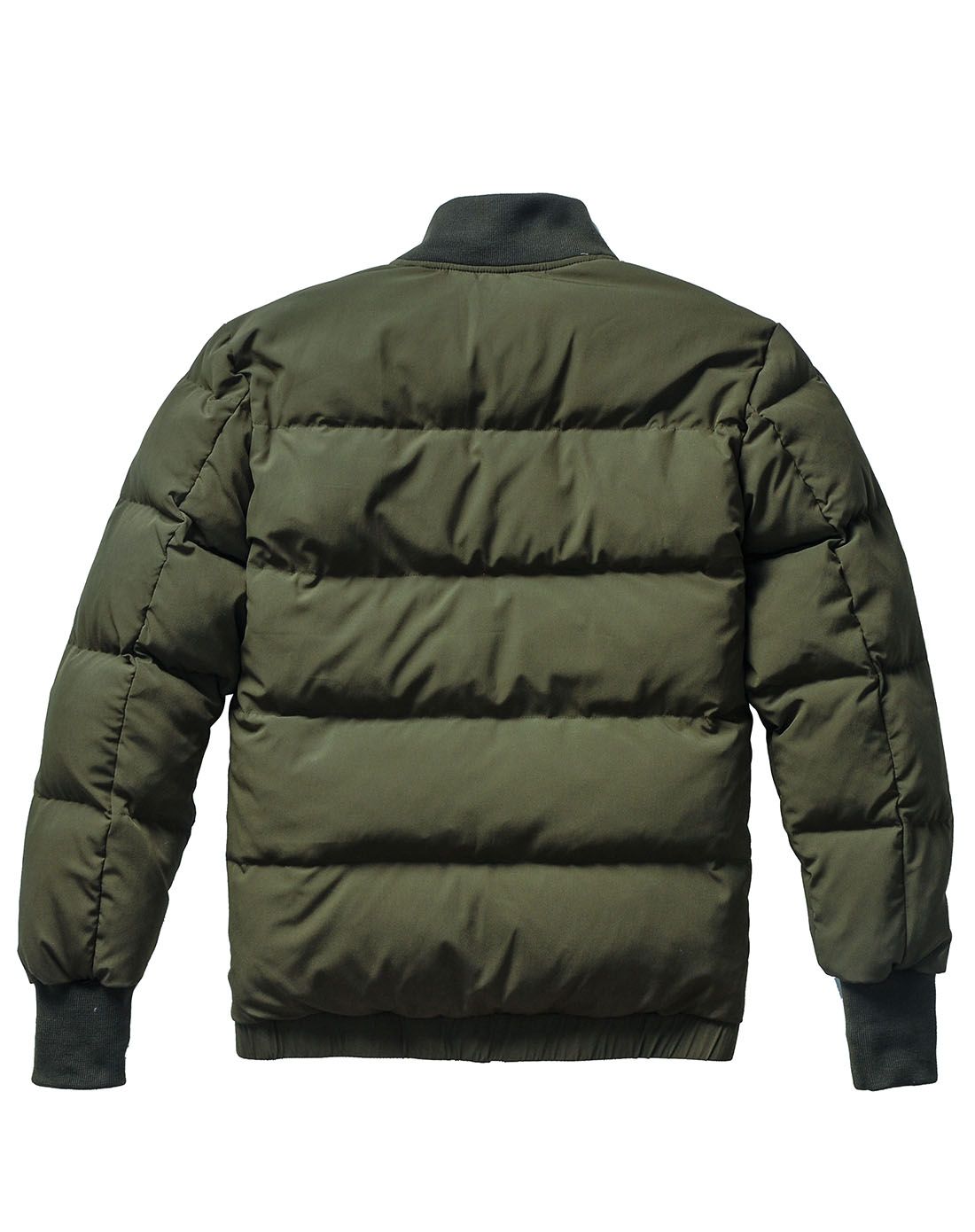 军绿军事复古轻型坦克羽绒服