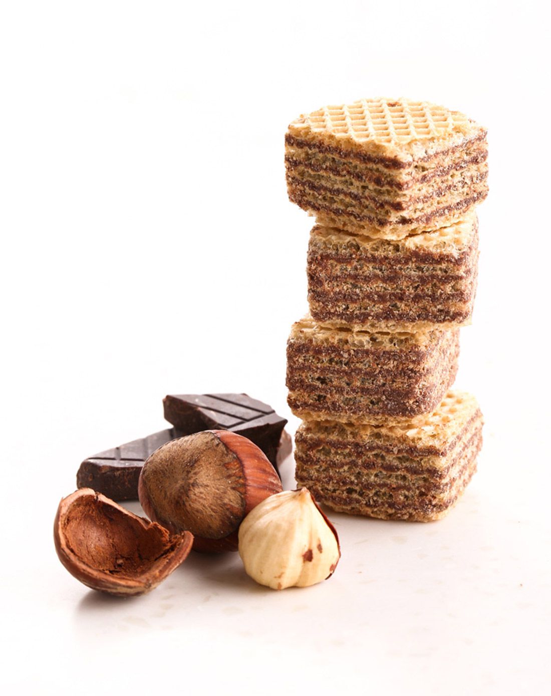 榛子巧克力味夹心威化饼干 4包装360g