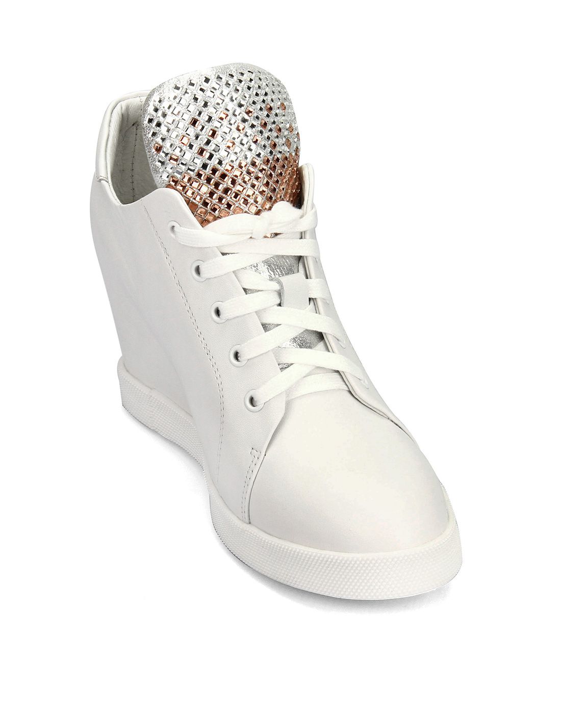 威尼女鞋白色牛皮简约烫钻休闲短靴yj14-gd8092-04_唯品会