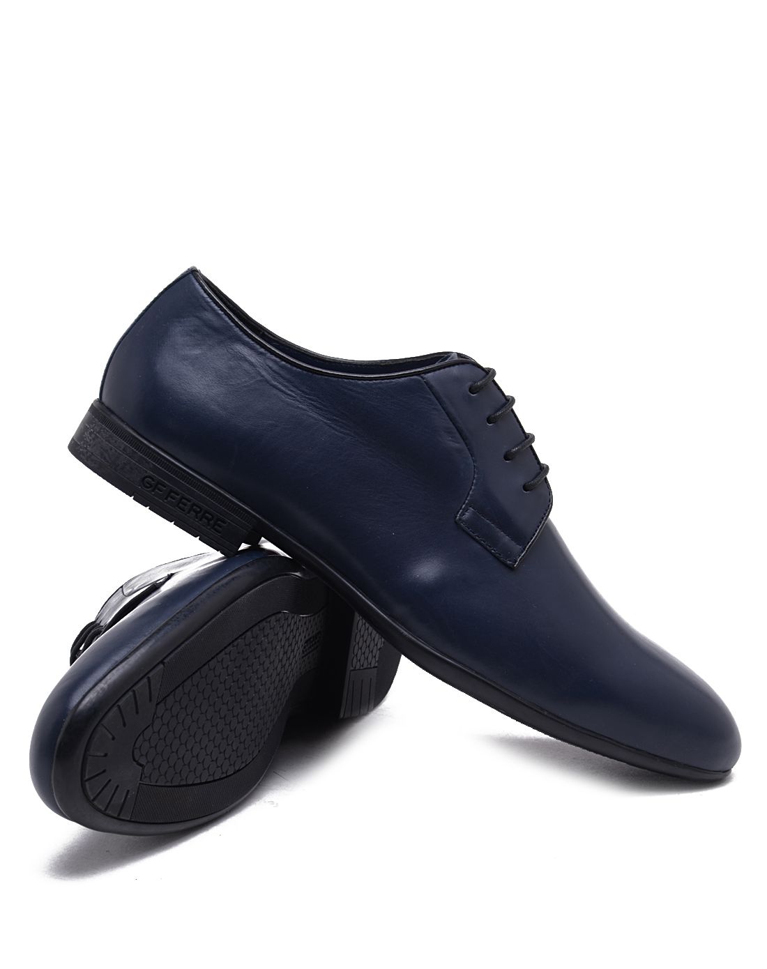 gf ferre男鞋断码清仓专场意大利进口男式蓝色牛皮正装单鞋fg410728