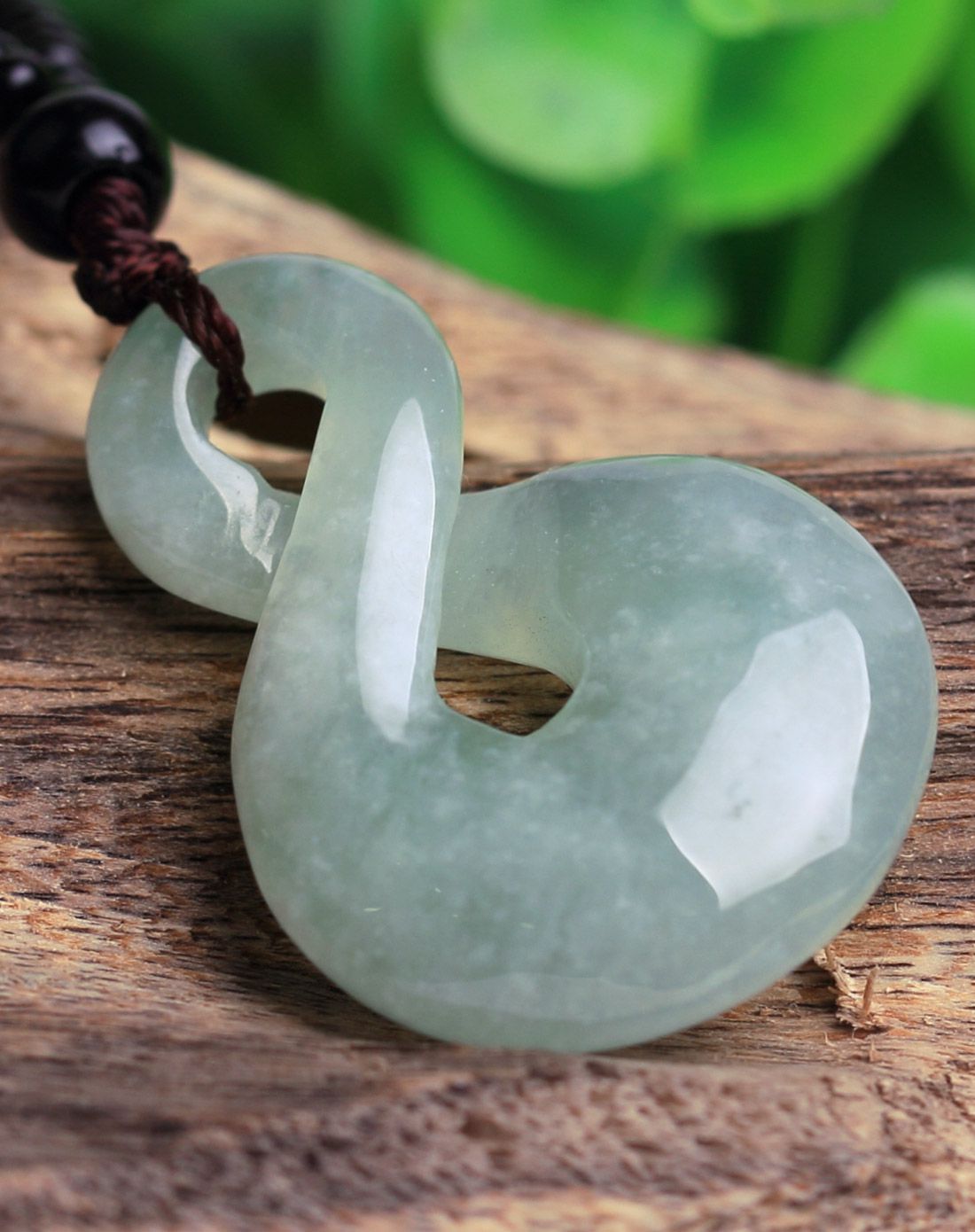 filial&love 扭转乾坤翡翠吊坠(附证书)