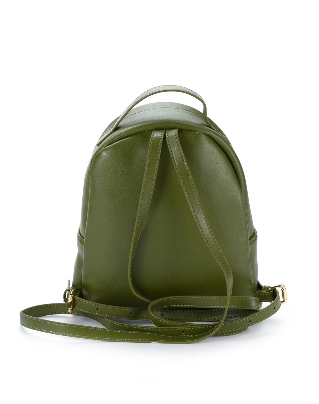 makko墨绿色牛皮经典双肩包