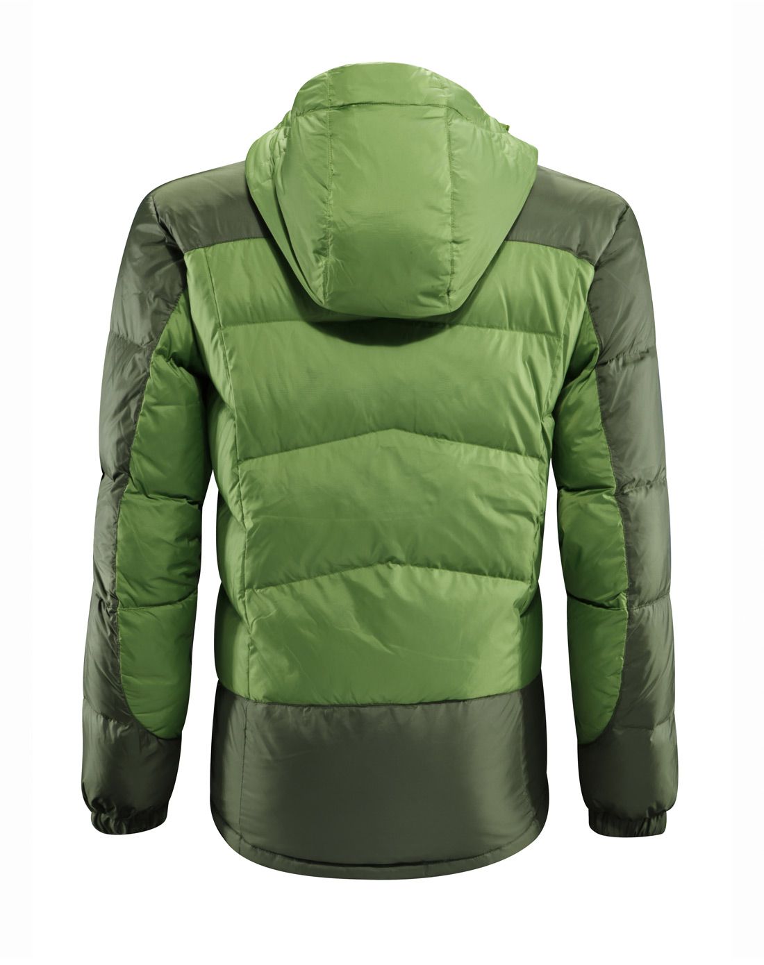男款深草绿色羽绒外套