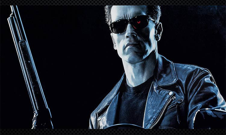 终结者2施瓦辛格秋装pu皮夹克