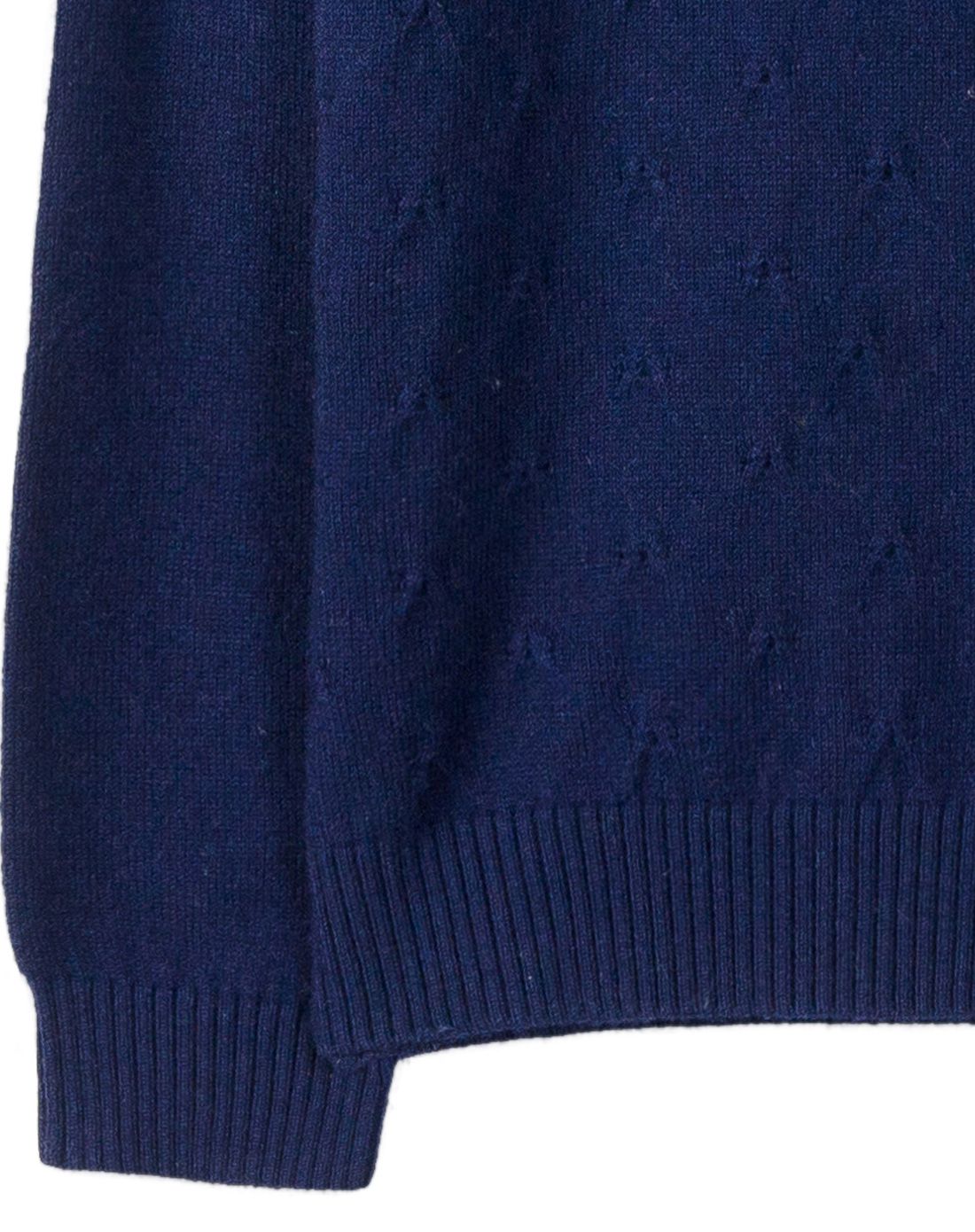 女童墨蓝毛衣