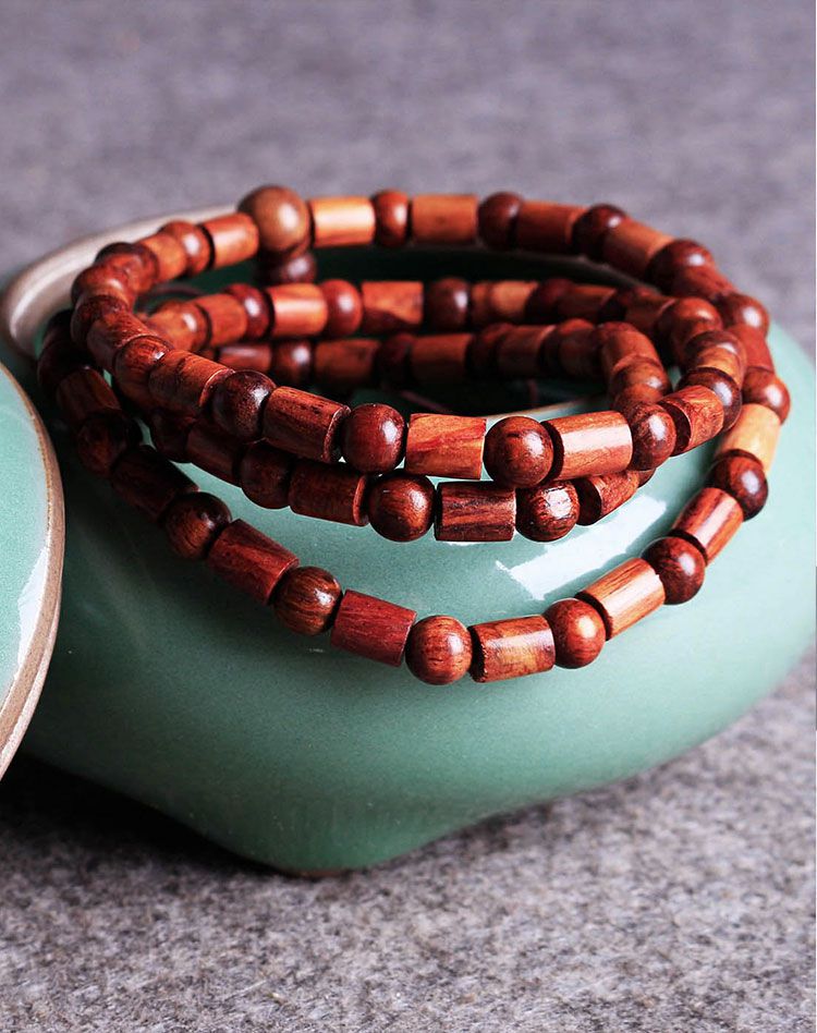 悦木之源 海南黄花梨筒形手串路路通